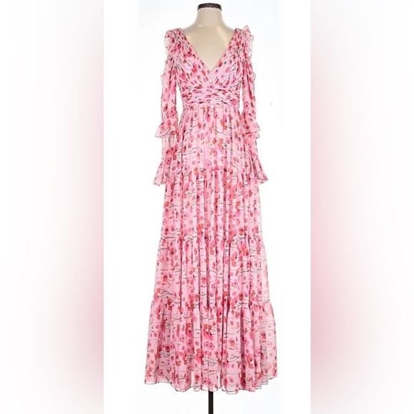 Mac Duggal Dresses & Skirts - Pink Floral Gown by Mac Duggal